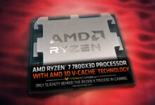 AMD: پردازنده Ryzen 7 7800X3D، «کمی ضعیف‌تر» از R9 7950X3D