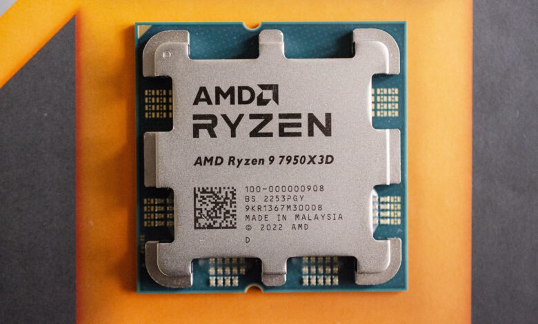کاهش قیمت پردازنده Ryzen 9 7950X3D خطا از سوی AMD بود