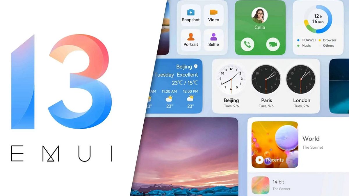 برنامه انتشار آپدیت EMUI 13 برای گوشی‌های هواوی مشخص شد