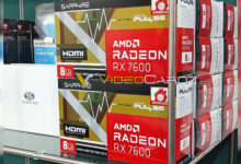 لو رفتن مشخصات کارت گرافیک سفارشی AMD Radeon RX 7600 از روی عکس آن