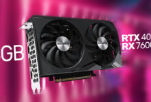 گیگابایت کارت گرافیک های Radeon RX 7600 و GeForce RTX 4060 Ti را فهرست کرد