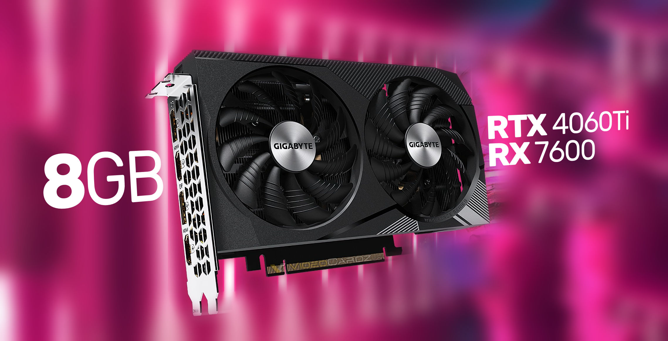 گیگابایت کارت گرافیک های Radeon RX 7600 و GeForce RTX 4060 Ti را فهرست کرد