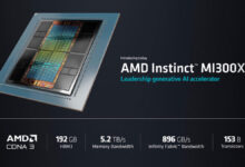 AMD از تراشه هوش مصنوعی MI300X برای رقابت با انویدیا پرده برداشت