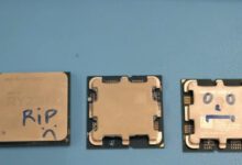 AMD نمونه اولیه پردازنده Ryzen منتشر نشده را با 3D V-Cache به نمایش گذاشت