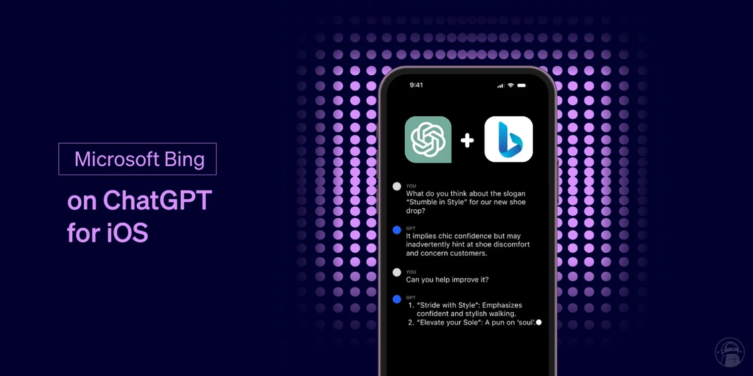کاربران پولی ChatGPT  در  iOS حالا می‌توانند مستقیماً از Bing نیز استفاده کنند