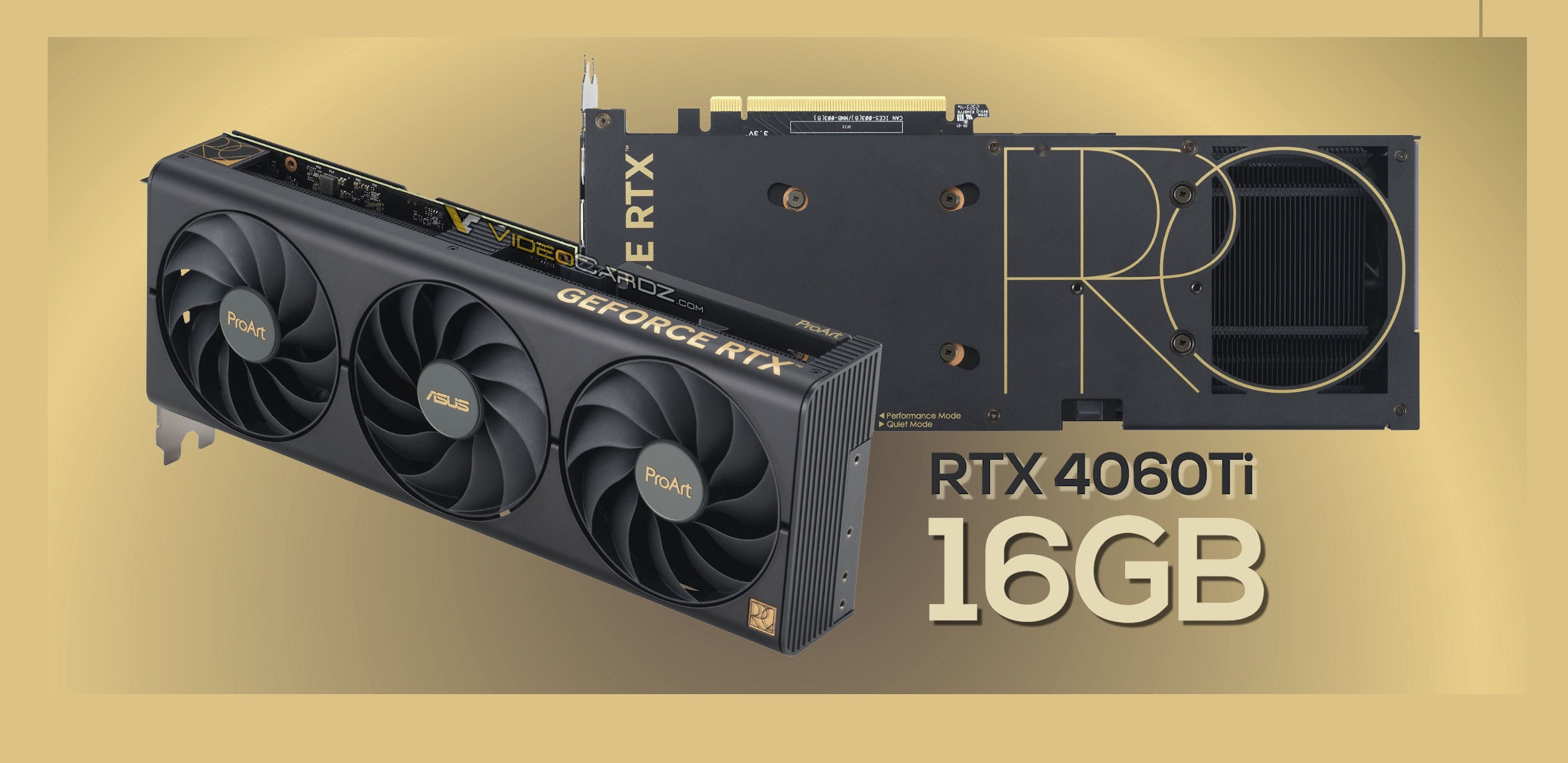 ایسوس کارت گرافیک PROART RTX 4060 Ti با 16 گیگابایت حافظه را در سه مدل عرضه می کند