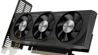 گیگابایت کارت گرافیک GeForce RTX 4060 low-profile را معرفی کرد