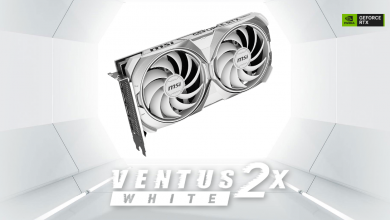 MSI کارت گرافیک GeForce RTX 4070 Ventus 2X را در رنگ سفید عرضه کرد