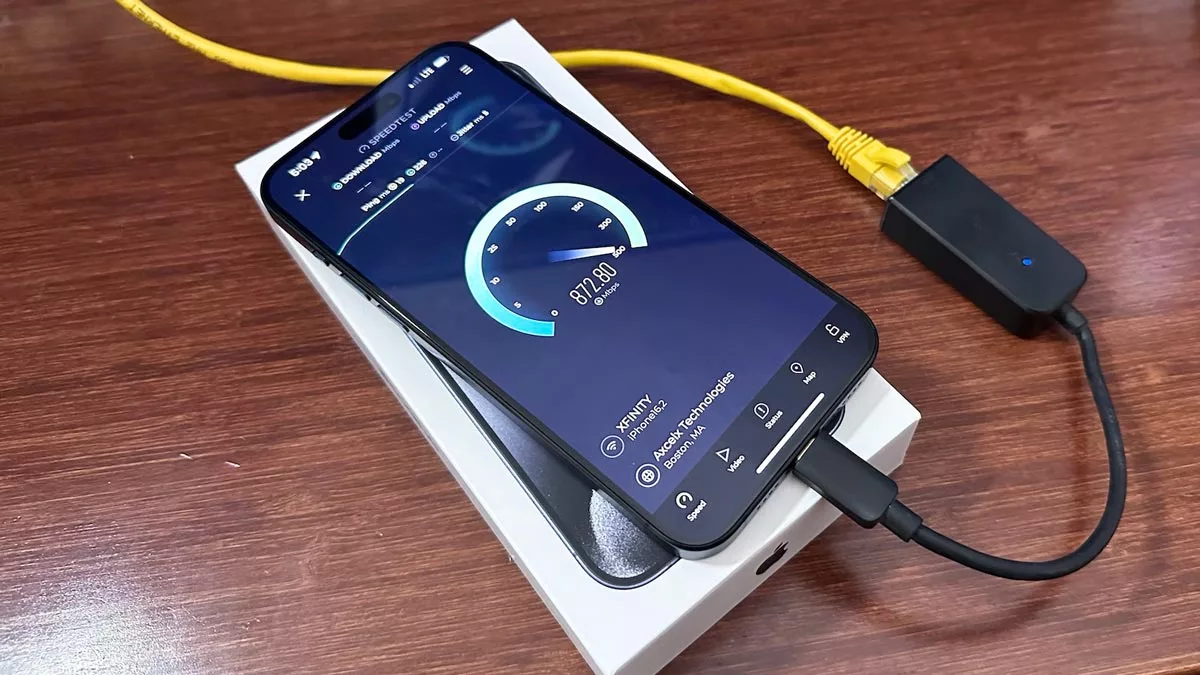 سری آیفون 15 با درگاه USB-C از ارتباط اترنت پشتیبانی می‌کند