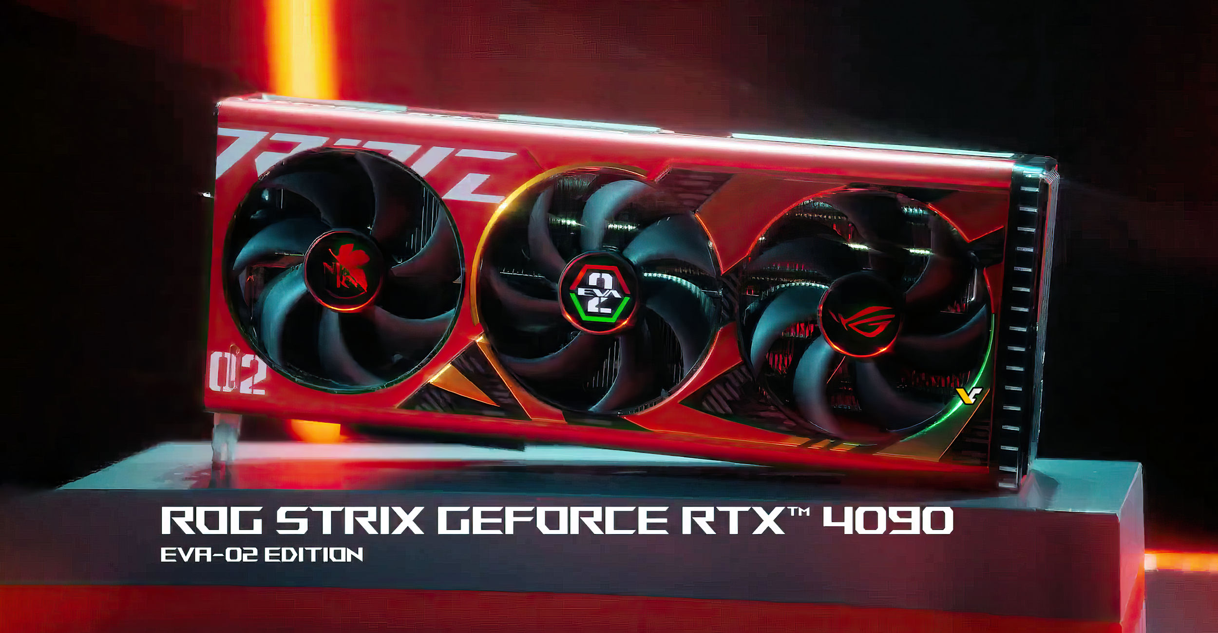 کارت گرافیک ROG STRIX RTX 4090 EVA-02 Edition ایسوس با قیمت 2299 دلار رونمایی شد