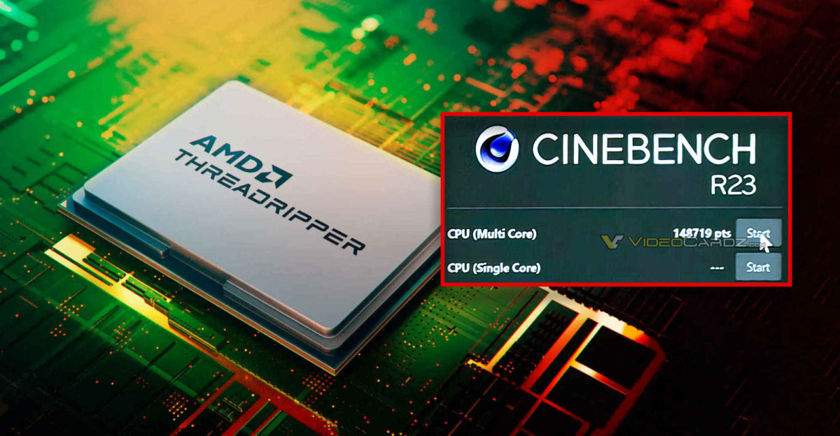 امتیاز Threadripper 7000 در بنچمارک Cinebench R23 فاش شد