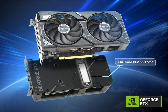 کارت گرافیک ایسوس GeForce RTX 4060 Ti با اسلات یکپارچه M.2 SSD معرفی شد