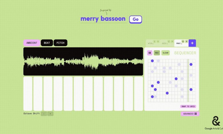 با هوش مصنوعی جدید گوگل با بیش از 100 ساز مختلف موسیقی بسازید
