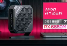 رونمایی از مینی PC گیمینگ HX100G با Ryzen 7 7840HS و پردازنده گرافیکی Radeon RX 6650M