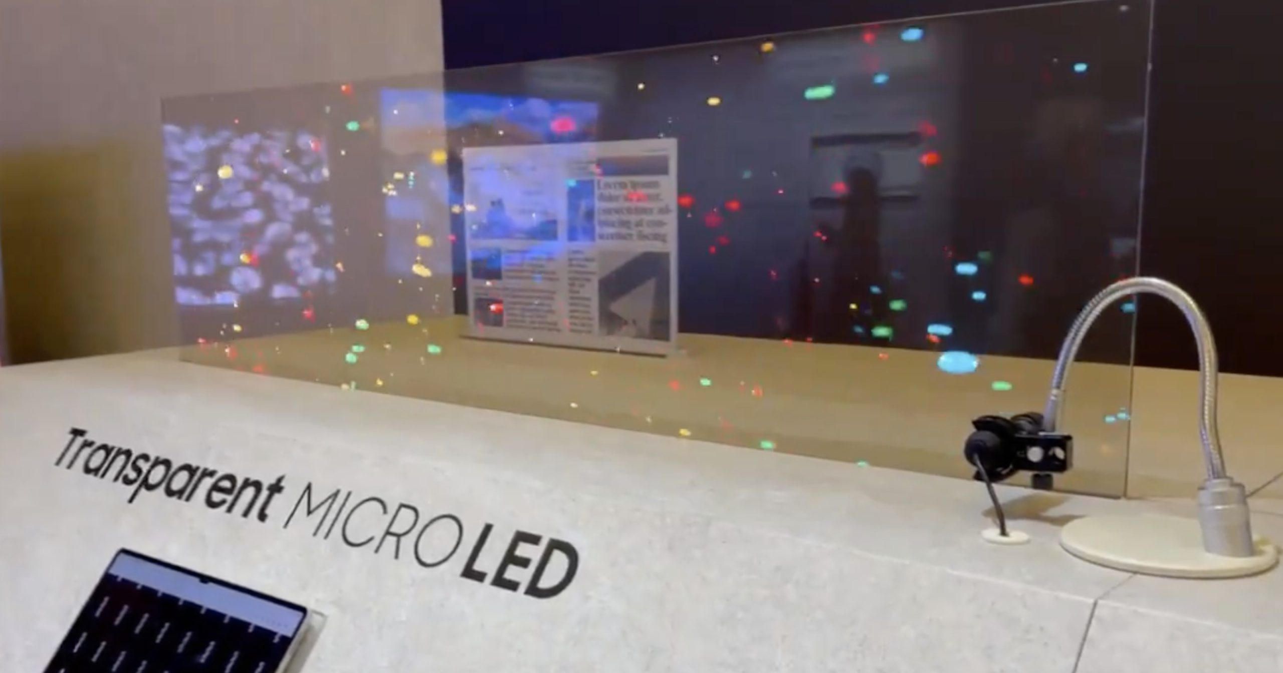 سامسونگ نمایشگرهای شفاف MICRO LED را در CES 2024 به نمایش گذاشت