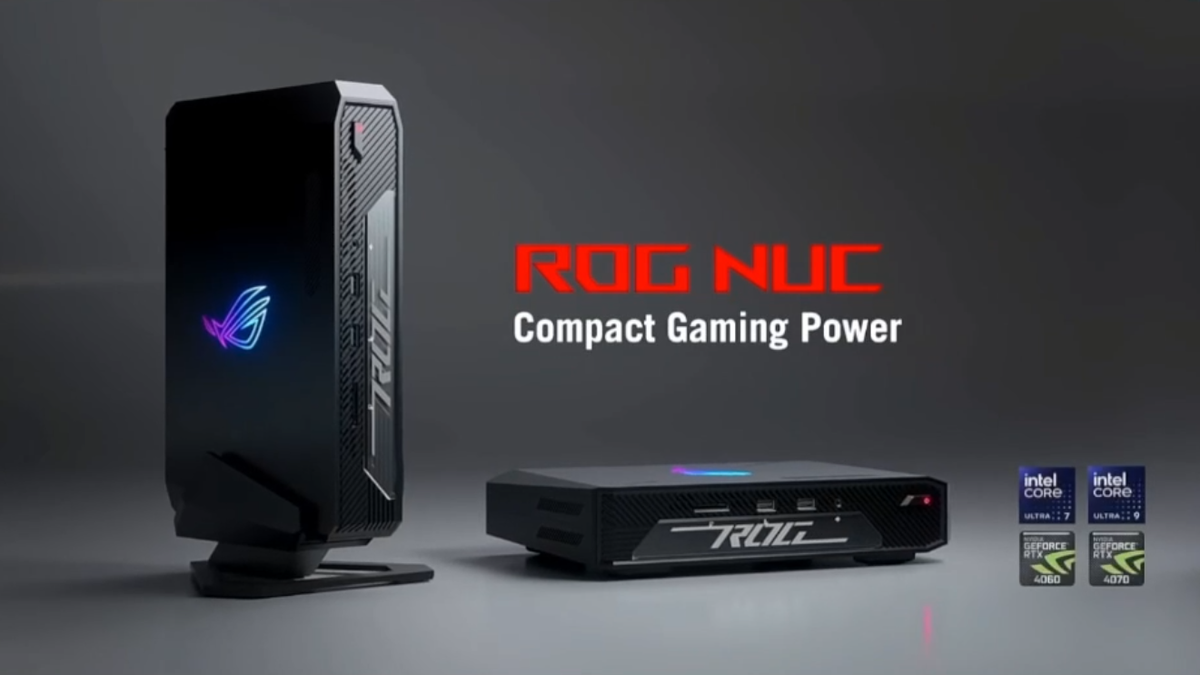 قوی اما کوچک: mini-PC های ROG NUC ایسوس با 128 گیگابایت رم معرفی شدند