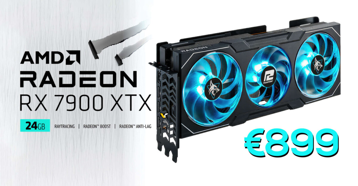 قیمت Radeon RX 7900 XTX برای اولین بار در آلمان به زیر 900 یورو رسید