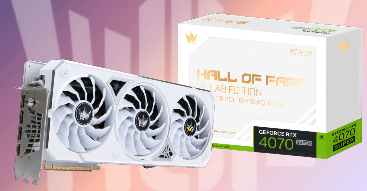 کارت گرافیک RTX 4070 SUPER HOF OC Lab با مشخصات شگفت‌انگیز معرفی شد