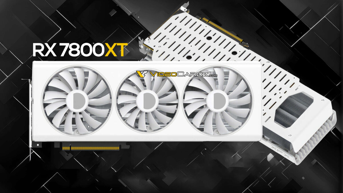 کارت گرافیک XFX Radeon RX 7800 XT با طراحی خنک‌کننده سفید رونمایی شد