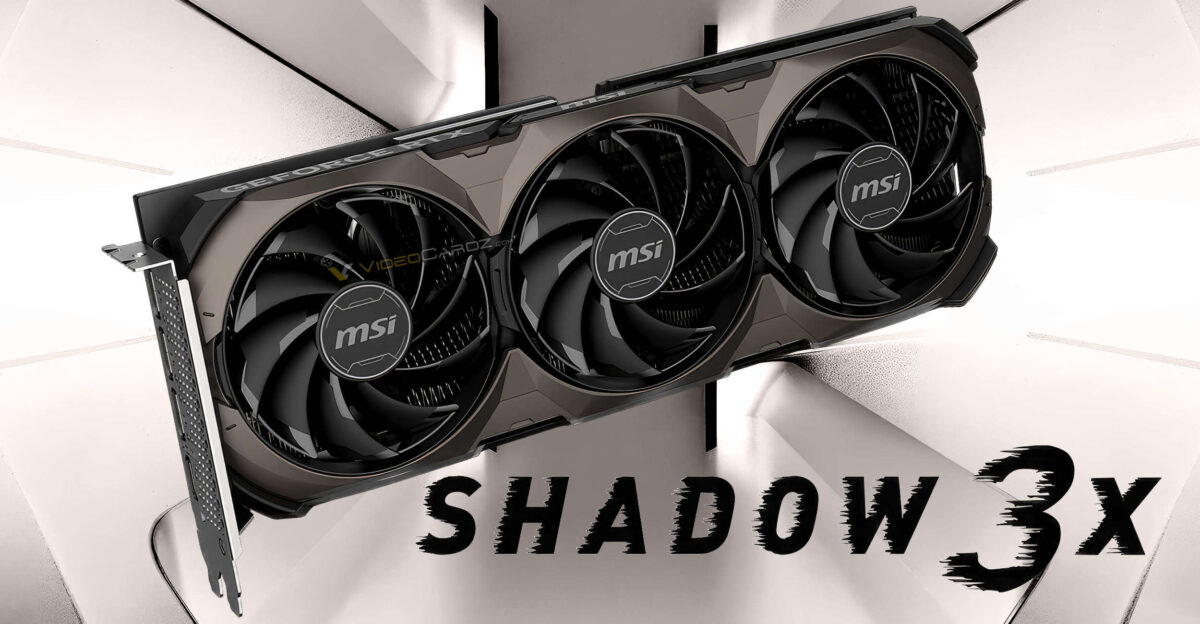 شرکت MSI کارت گرافیک RTX 4070 Ti SUPER Shadow 3X را معرفی کرد