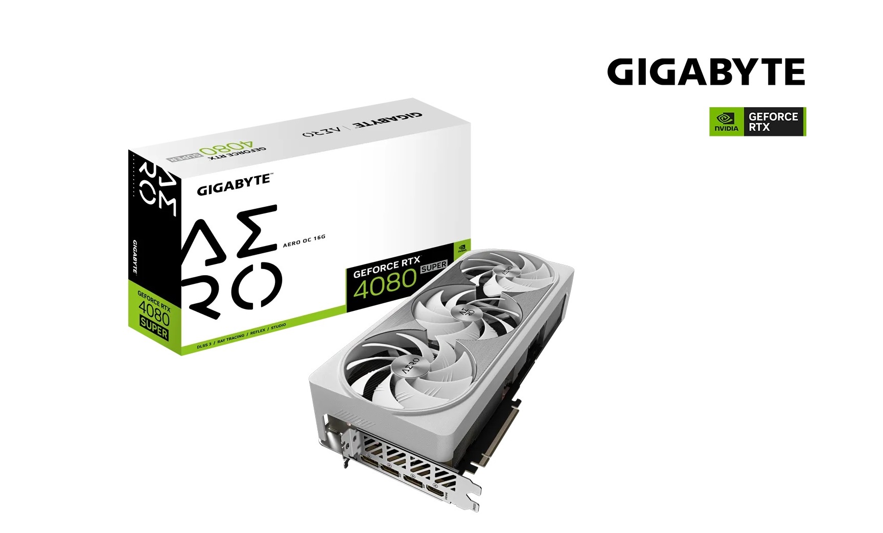 نگاهی به کارت گرافیک زیبای GeForce RTX 4080 SUPER AERO OC 16G گیگابایت