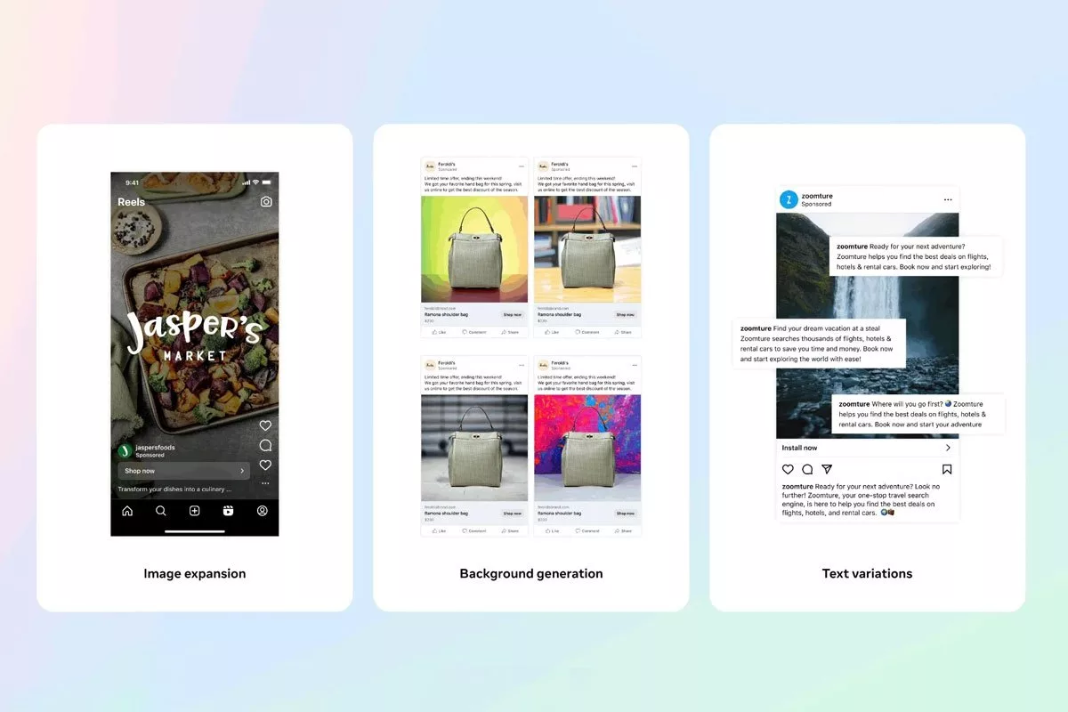 هوش مصنوعی متا اقدام به ساخت خودکار تصویر برای تبلیغ‌ها می‌کند