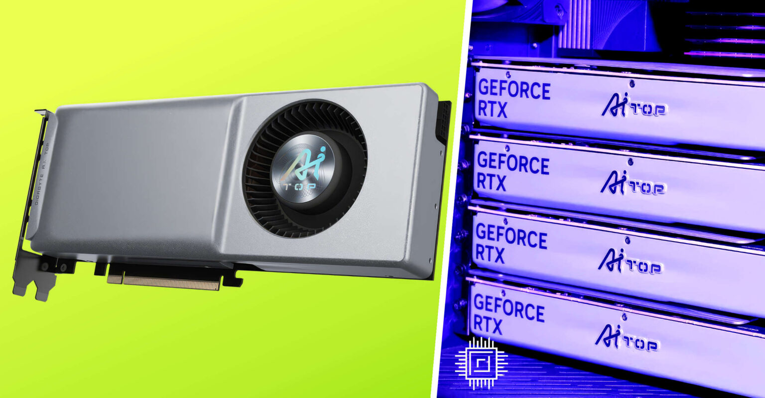 شرکت گیگابایت از کارت گرافیک GeForce RTX 4070 TI SUPER AI-TOP رونمایی کرد؛ پردازنده‌ای مبتنی بر هوش مصنوعی