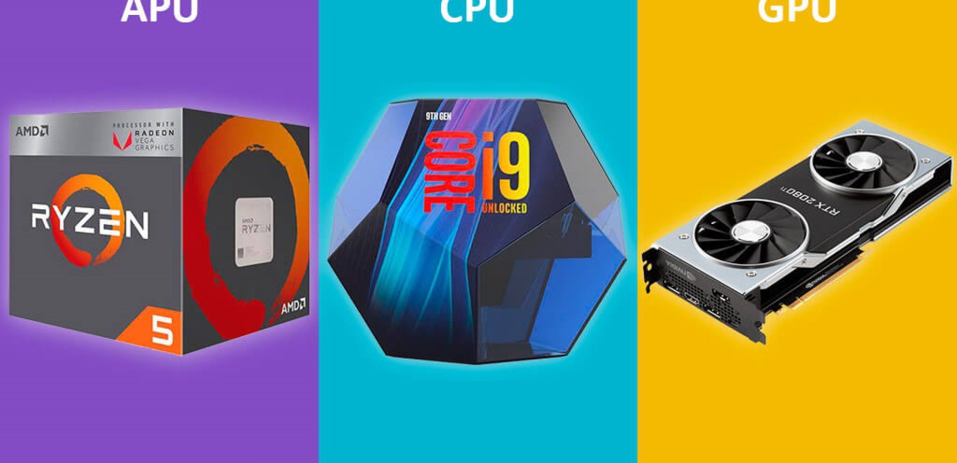 تفاوت بین CPU، GPU و APU چیست؟