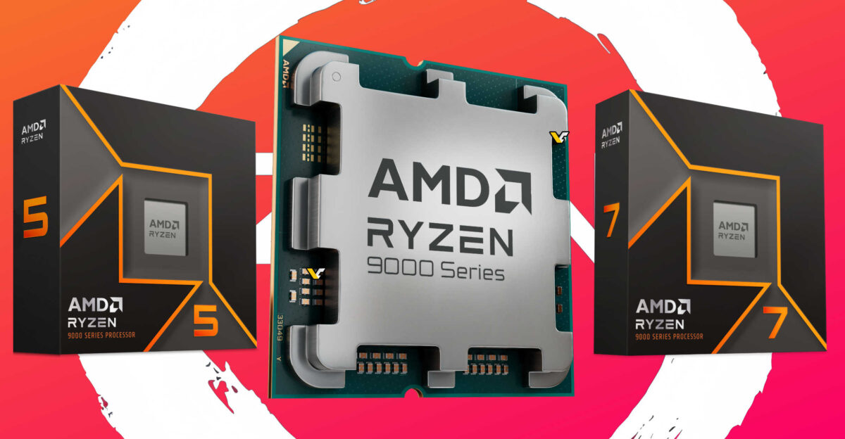 پردازنده‌های AMD Ryzen 7 9700X و Ryzen 5 9600X به بازار عرضه شدند