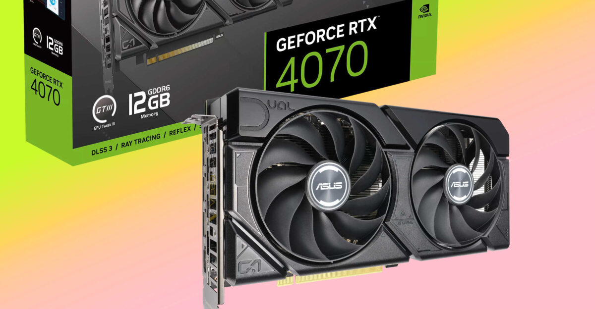 ایسوس GeForce RTX 4070 را با حافظه GDDR6 رونمایی کرد