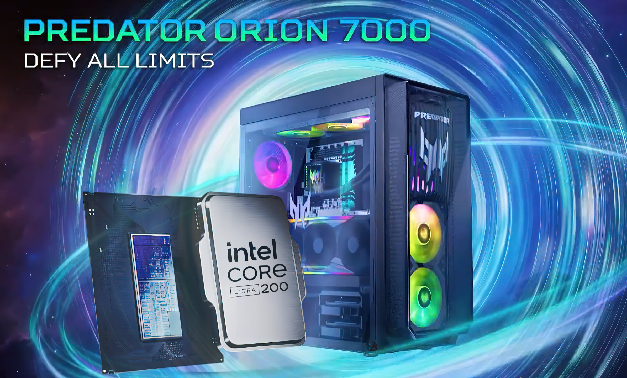 کیس ایسر Orion 7000 با پردازنده‌ های Arrow Lake اینتل معرفی شد