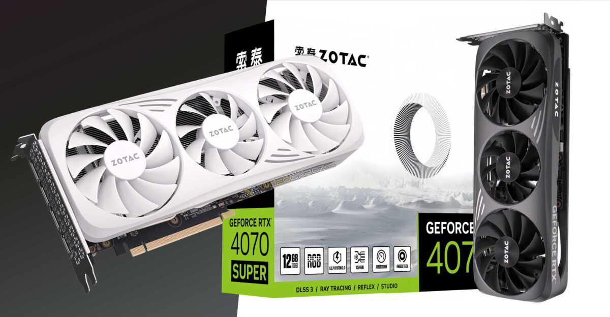 زوتاک کارت گرافیک‌های سری GeForce RTX 4070 SUPER MOON را در چین عرضه می‌کند