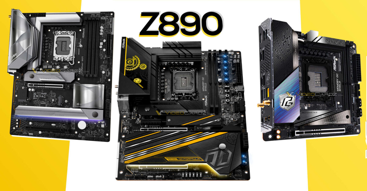 مادربرد های موجود در خط تولید ASRock Z890 تایید شدند