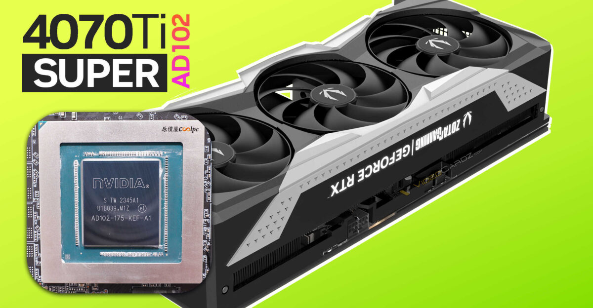 کارت گرافیک GeForce RTX 4070 Ti SUPER انویدیا با چیپ گرافیکی AD102-175 تست شد