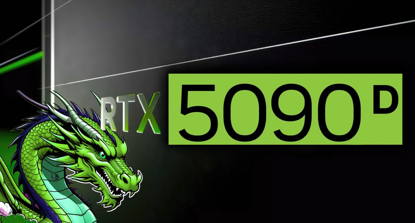 انویدیا در حال ساخت کارت گرافیک جدید: RTX 5090D برای چین در راه است!