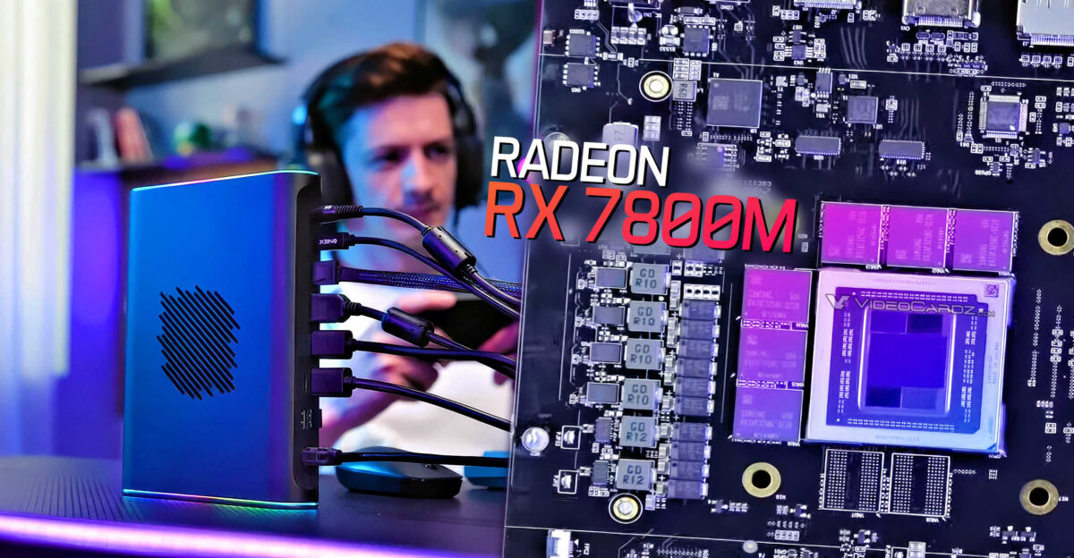 گرافیک AMD Radeon RX 7800M تست شد: 28 درصد افزایش عملکرد با OCuLink!