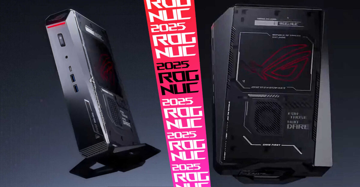 جزئیات ایسوس ROG NUC 2025 فاش شد: قدرت‌نمایی با Core Ultra 200 و GeForce RTX 50!