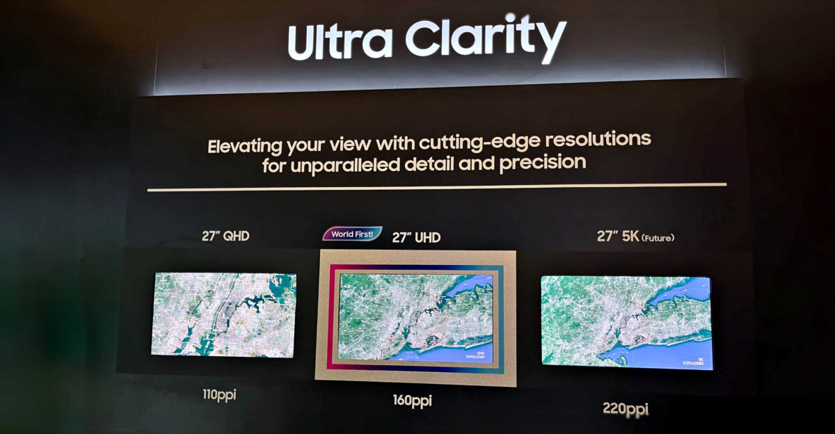 سامسونگ مانیتور 27 اینچی Ultra Clarity QD-OLED با وضوح 5K را ارائه خواهد داد