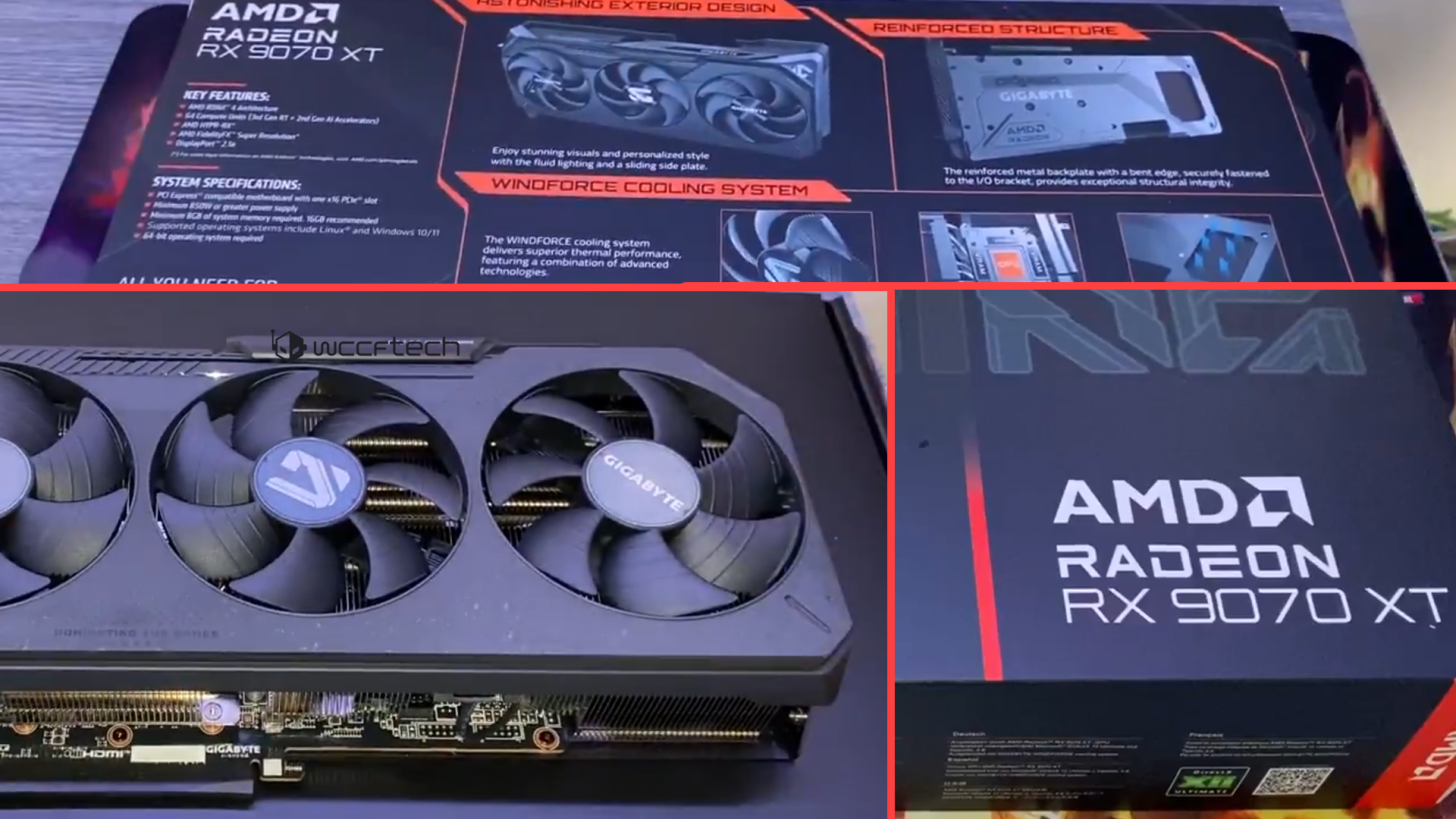 کارت گرافیک گیگابایت RX 9070 XT