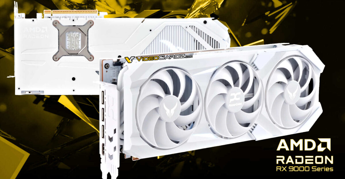 کارت گرافیک سفید رنگ PowerColor 9070 XT Red Devil به بازار می‌آید