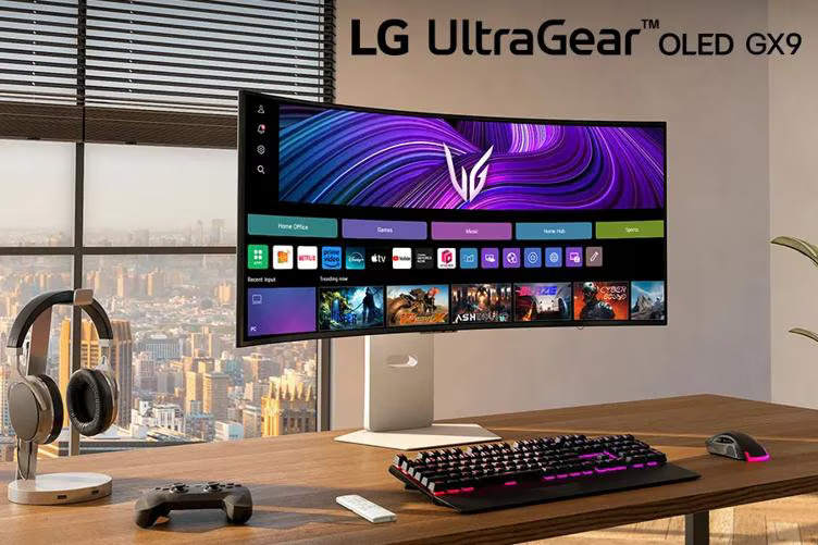 الجی مانیتورهای گیمینگ OLED فوق عریض خود را عرضه کرد
