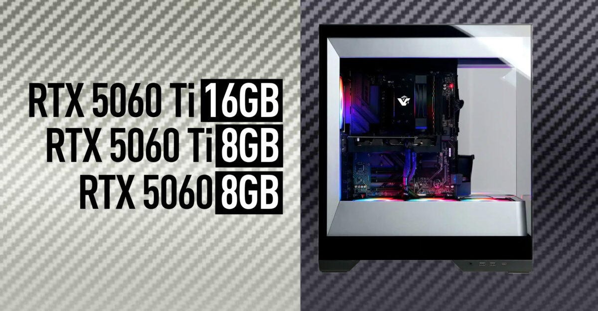 کامپیوترهای گیمینگ مجهز به گرافیک‌های RTX 5060 لیست شدند