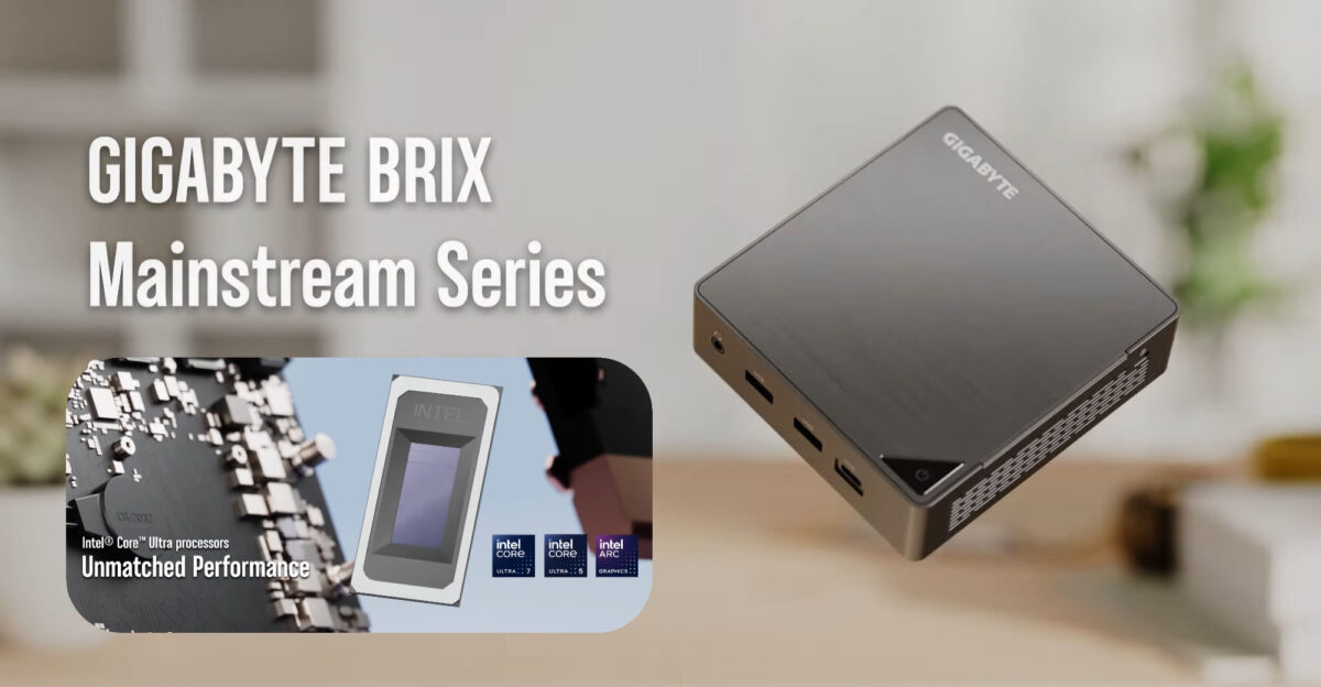 گیگابایت سری جدید Mini-PC های BRIX خود را رونمایی کر‌د