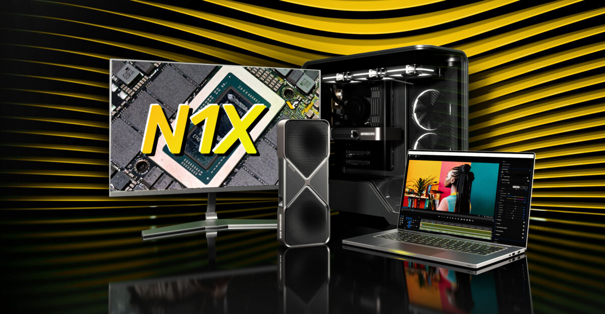 انویدیا N1X و N1 برای کامپیوترهای دسکتاپ و لپ‌تاپ در نمایشگاه کامپیوتکس معرفی می‌شوند