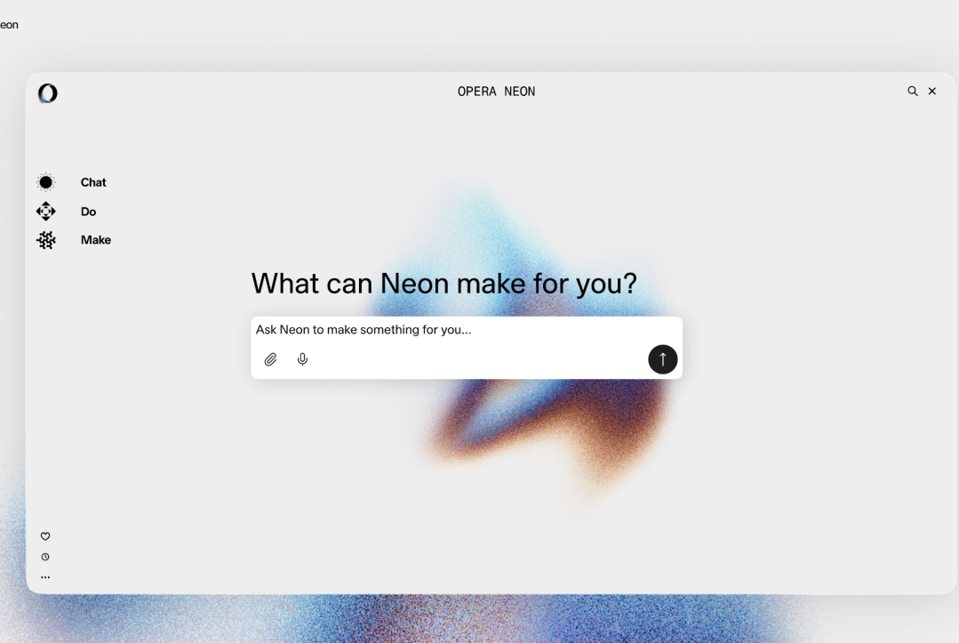 مرورگر اپرا Neon با ایجنت هوش مصنوعی و قابلیت کدنویسی رونمایی شد