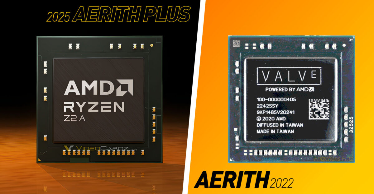 آیا پردازنده AMD Ryzen Z2 A همان تراشه Aeirth Plus است؟