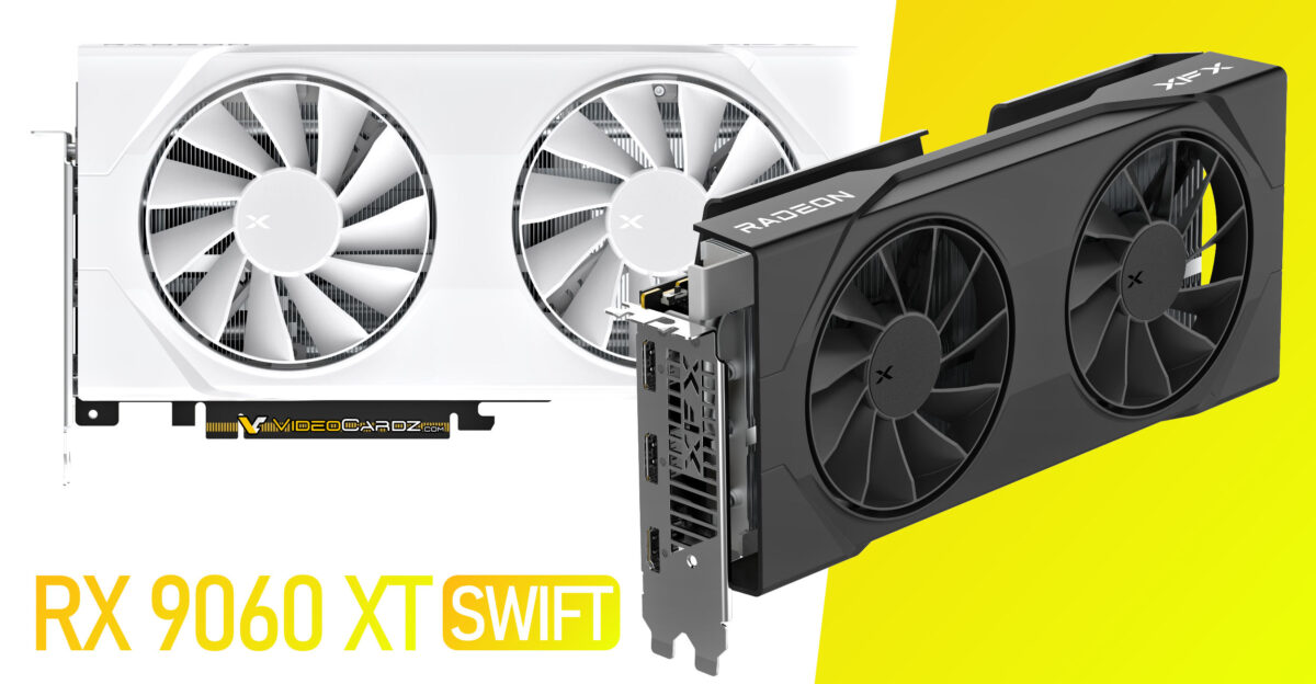 منتظر عرضه کارت گرافیک های جدید XFX RX 9060 XT SWIFT با بوست کلاک 3320 مگاهرتز باشید
