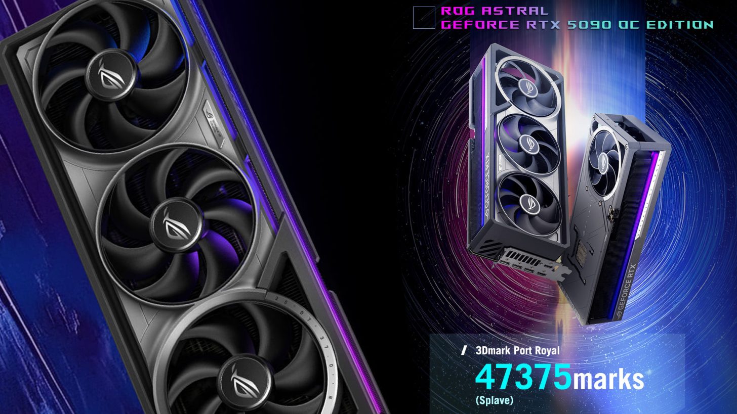 کارت گرافیک ROG Astral RTX 5090 OC ایسوس رکورد جهانی Port Royal را شکست