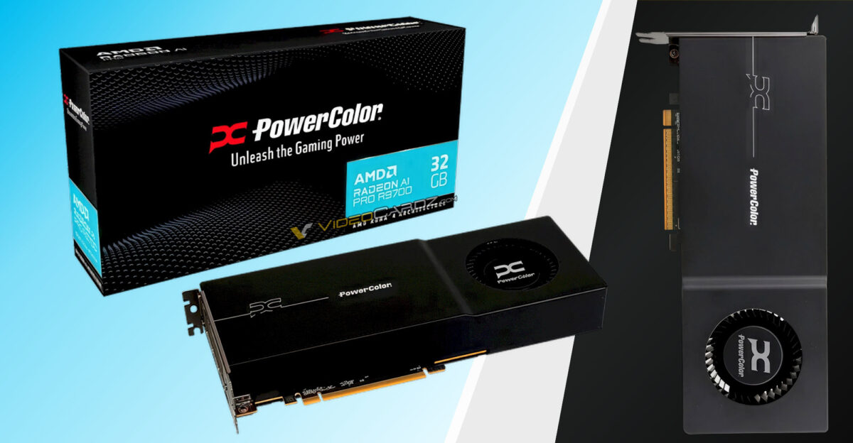 پاورکالر کارت گرافیک ارتقا یافته AI PRO R9700 خود را به زودی عرضه می‌کند