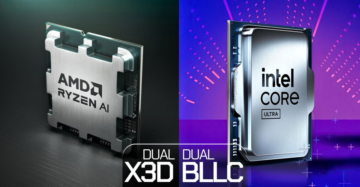 افشای همزمان اطلاعات مربوط به پردازنده‌های AMD Ryzen Dual-X3D و Nova Lake Dual-BLLC اینتل